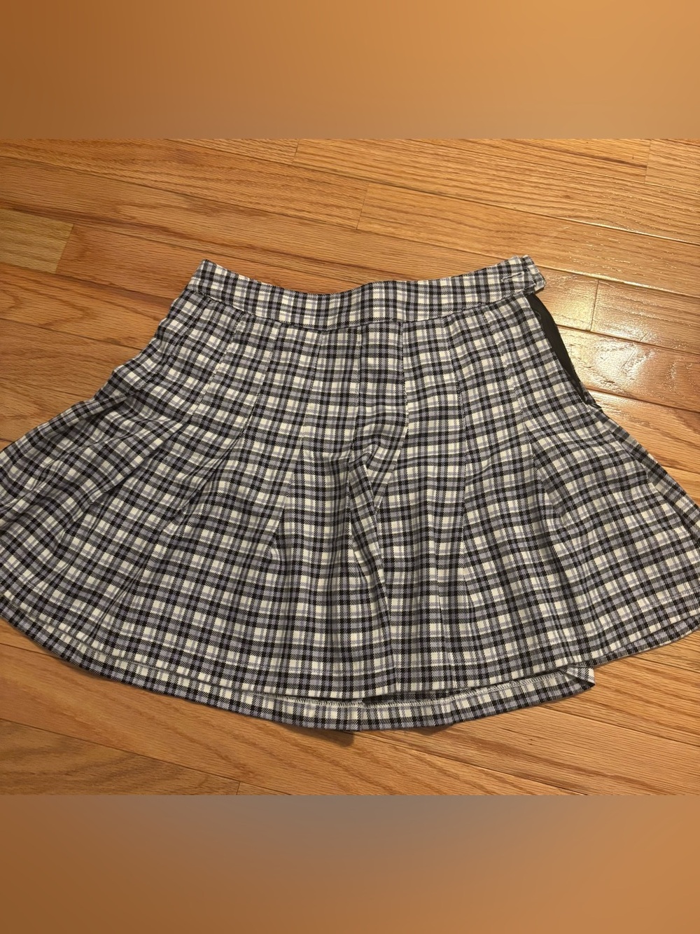 Full Tilt purple and black pleated skirt Size XS